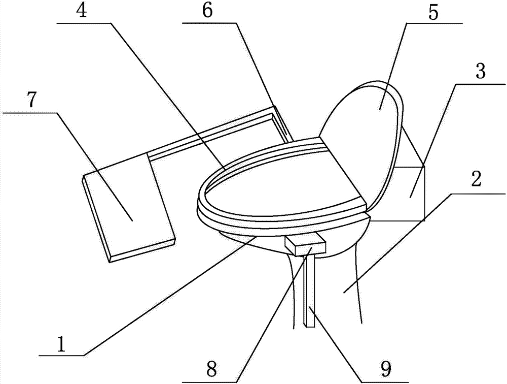 Squatting and shatter-resistant safe toilet