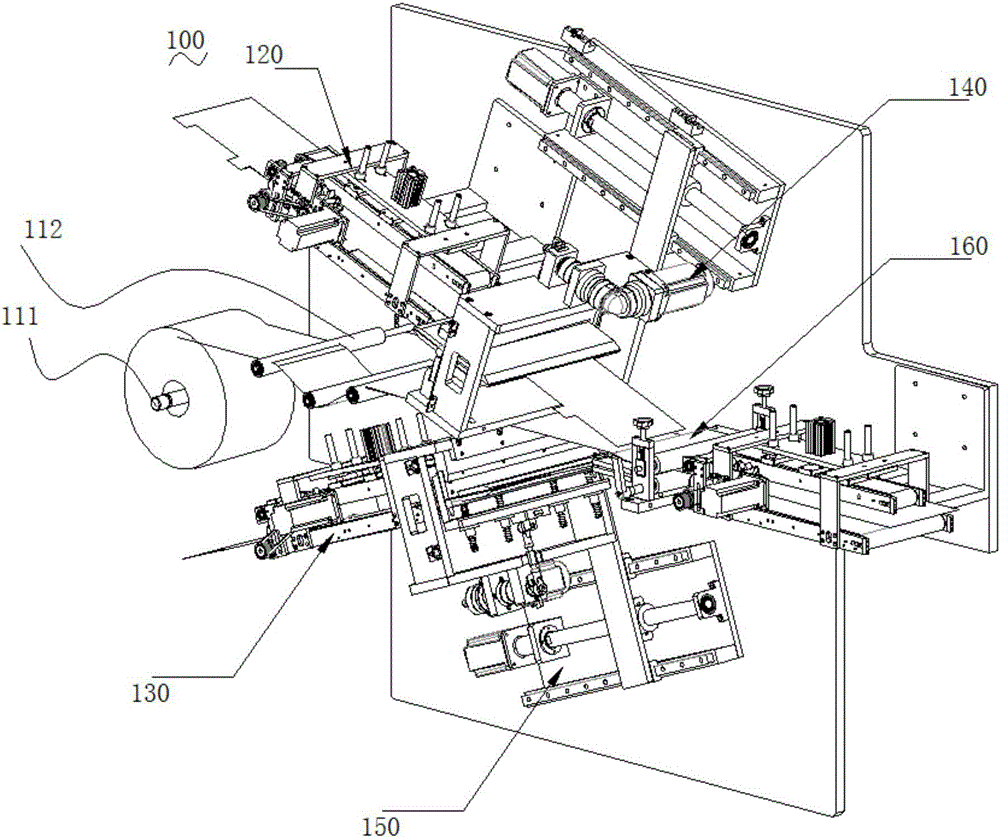 Pole piece loading device for battery cell winding lamination stacking machine