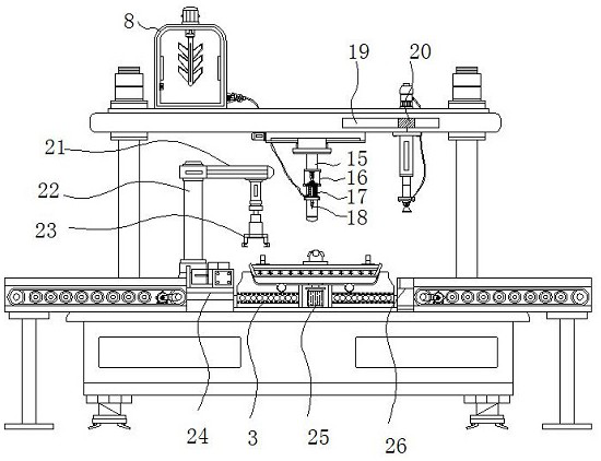 Shell assembling equipment capable of achieving accurate dispensing for LED lamp production