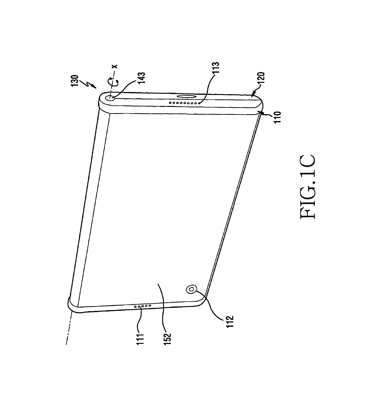 Foldable electronic device including flexible display