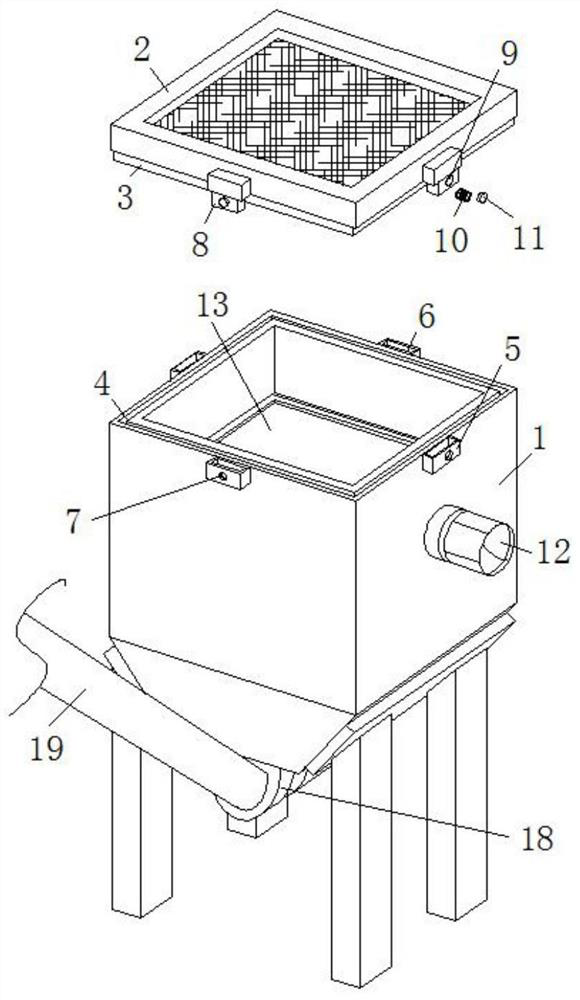 High-stability anti-spilling powder filling device for cosmetic processing