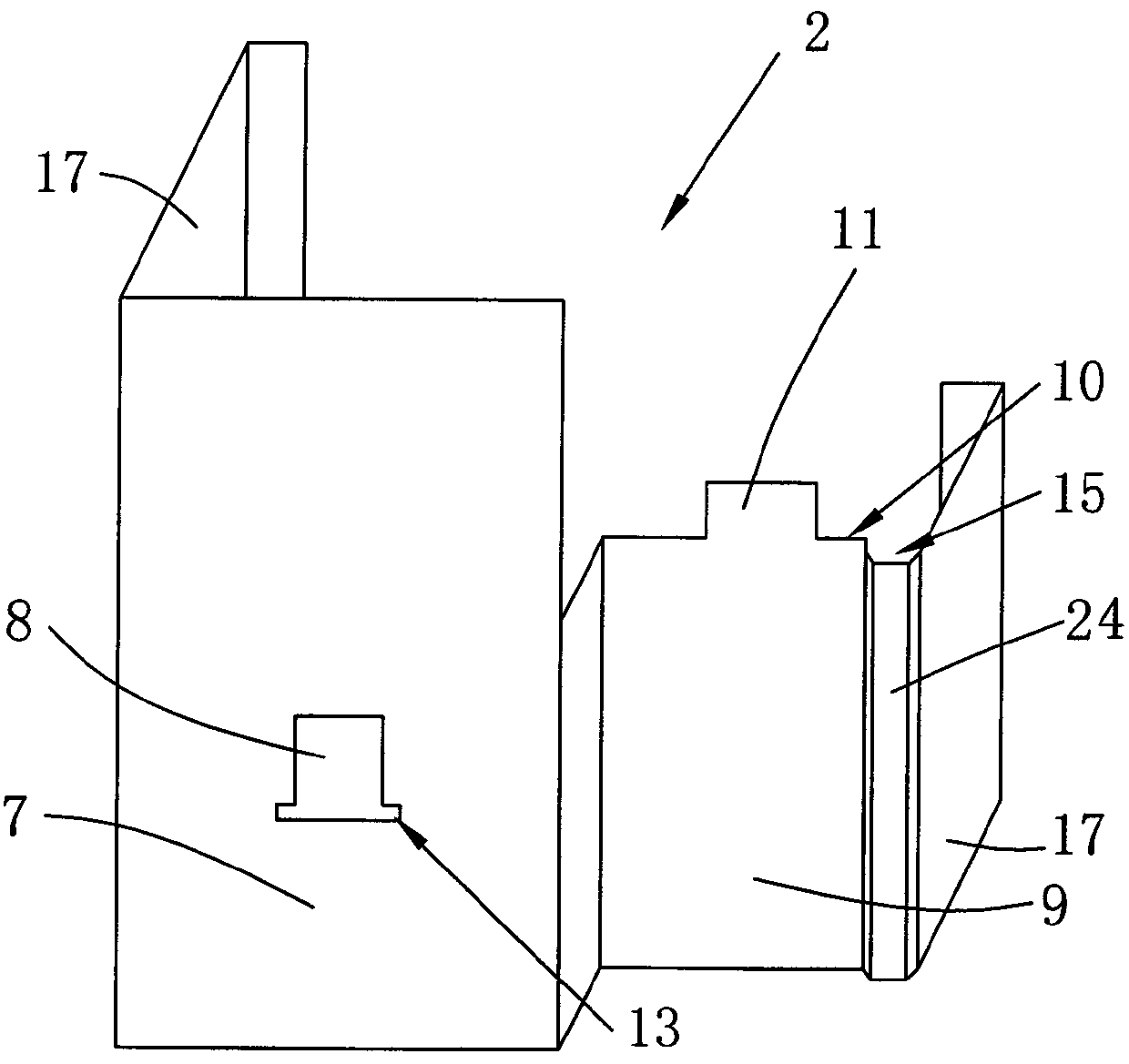 Combined splicing door frame