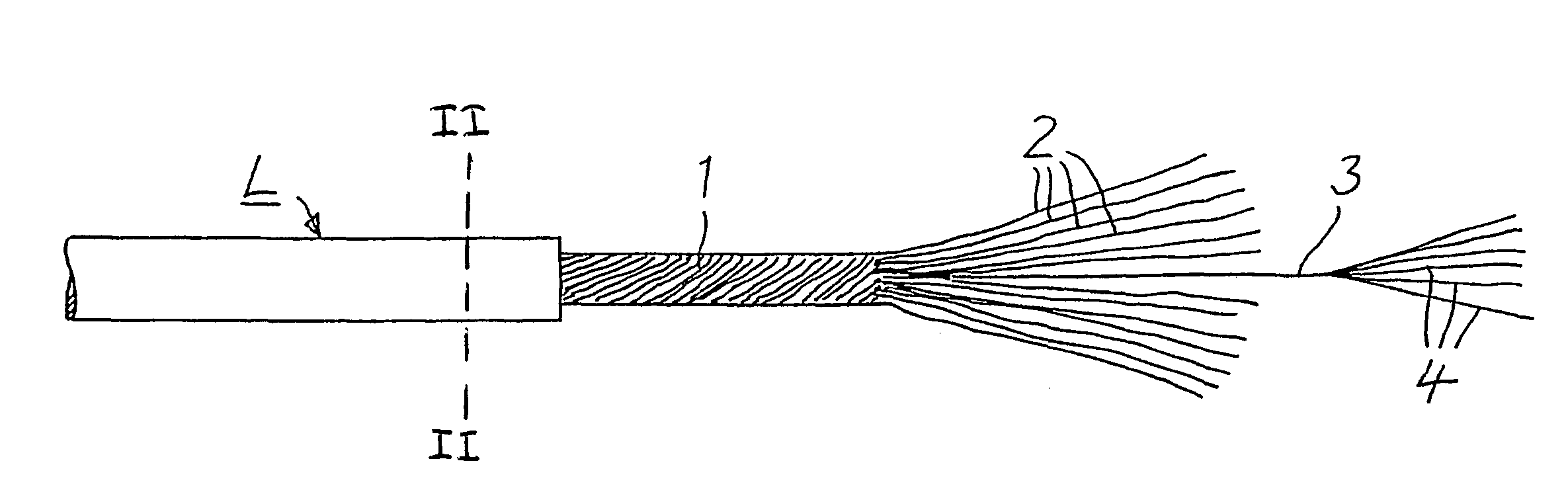 Flexible electrical line