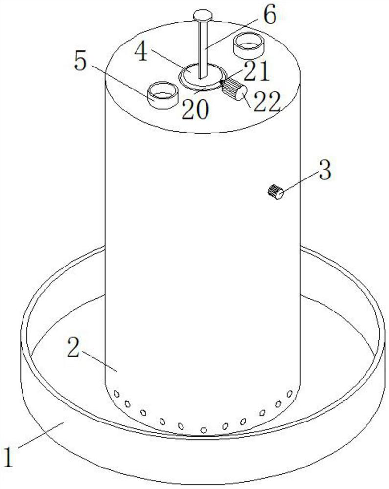 Circulating water filter pressing device for non-ferrous metal smelting