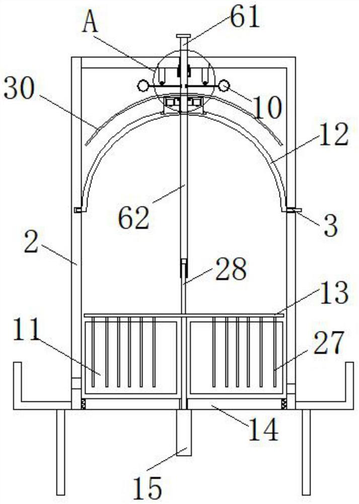 Circulating water filter pressing device for non-ferrous metal smelting