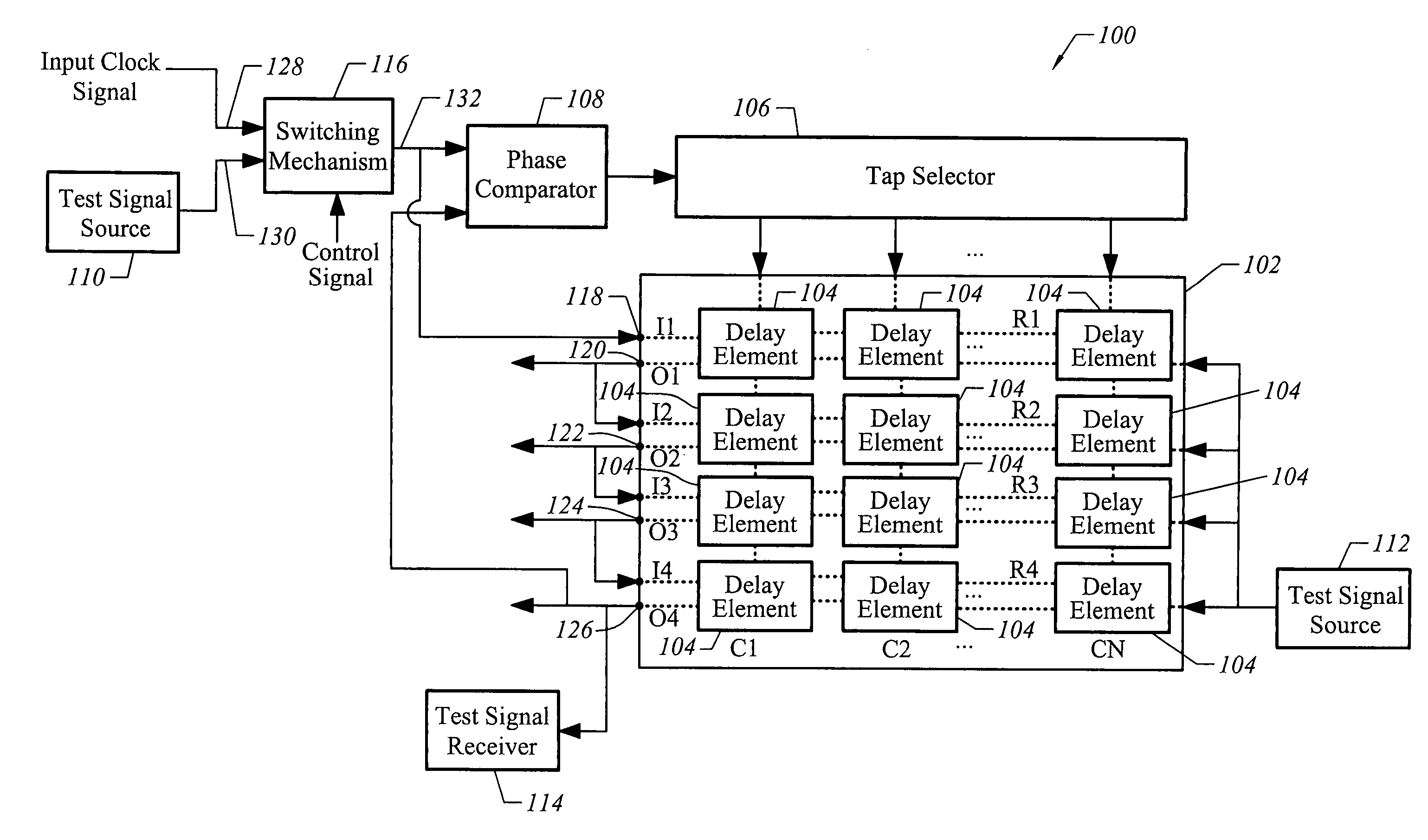 Delay locked loop circuit and method for testing the operability of the circuit