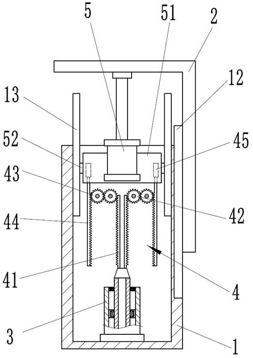 A multi-faceted installation pneumatic side sliding table