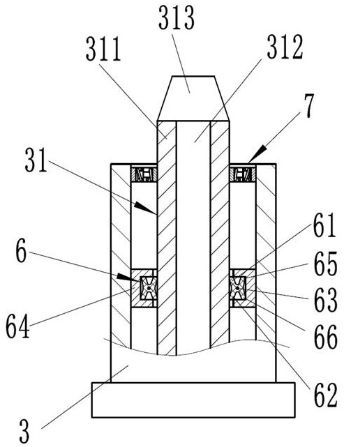 A multi-faceted installation pneumatic side sliding table