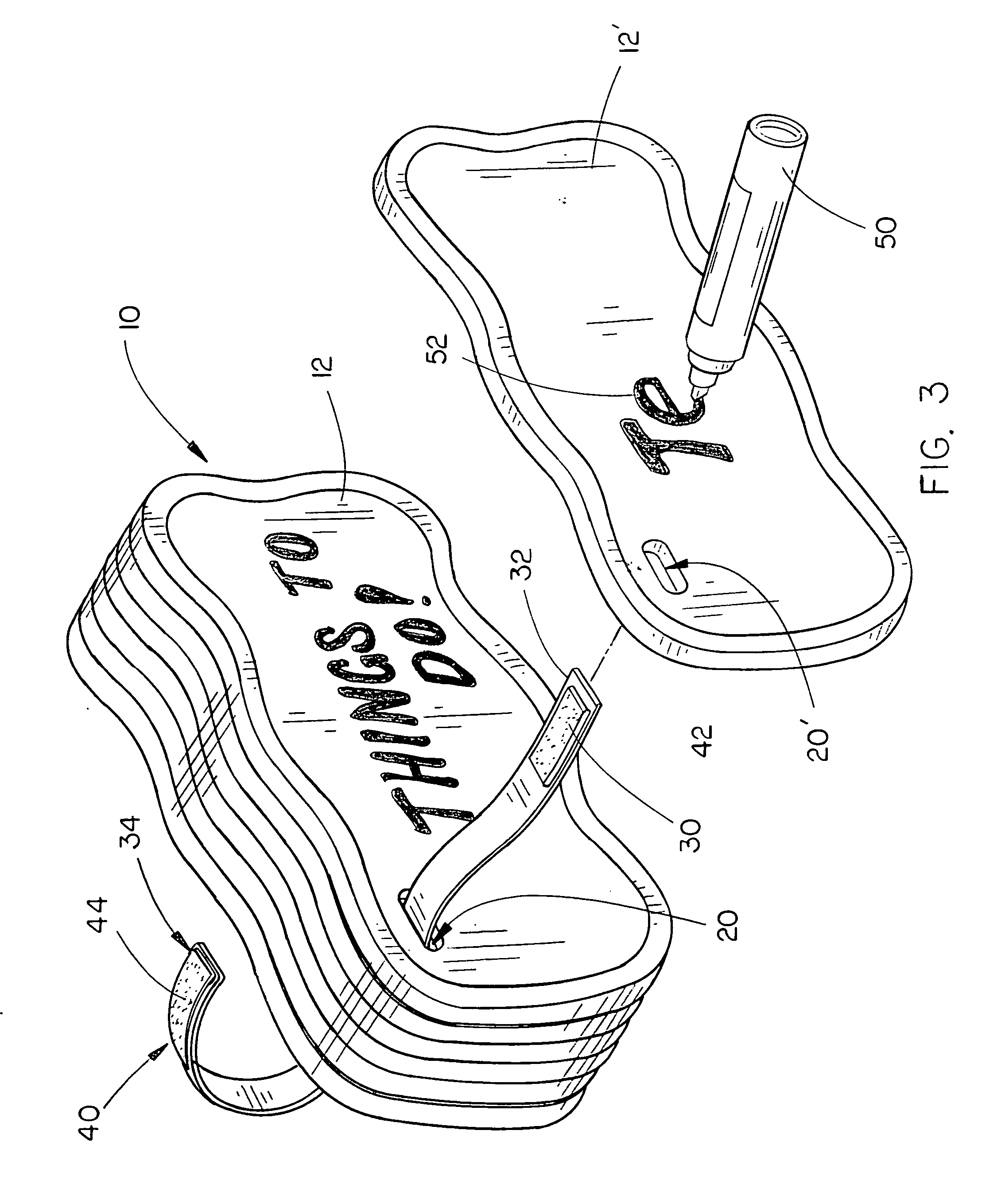 Loosely bound book with foam-based pages