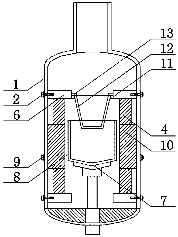 Split type heat insulation device for polycrystalline silicon thermal-field crucible and operation method thereof