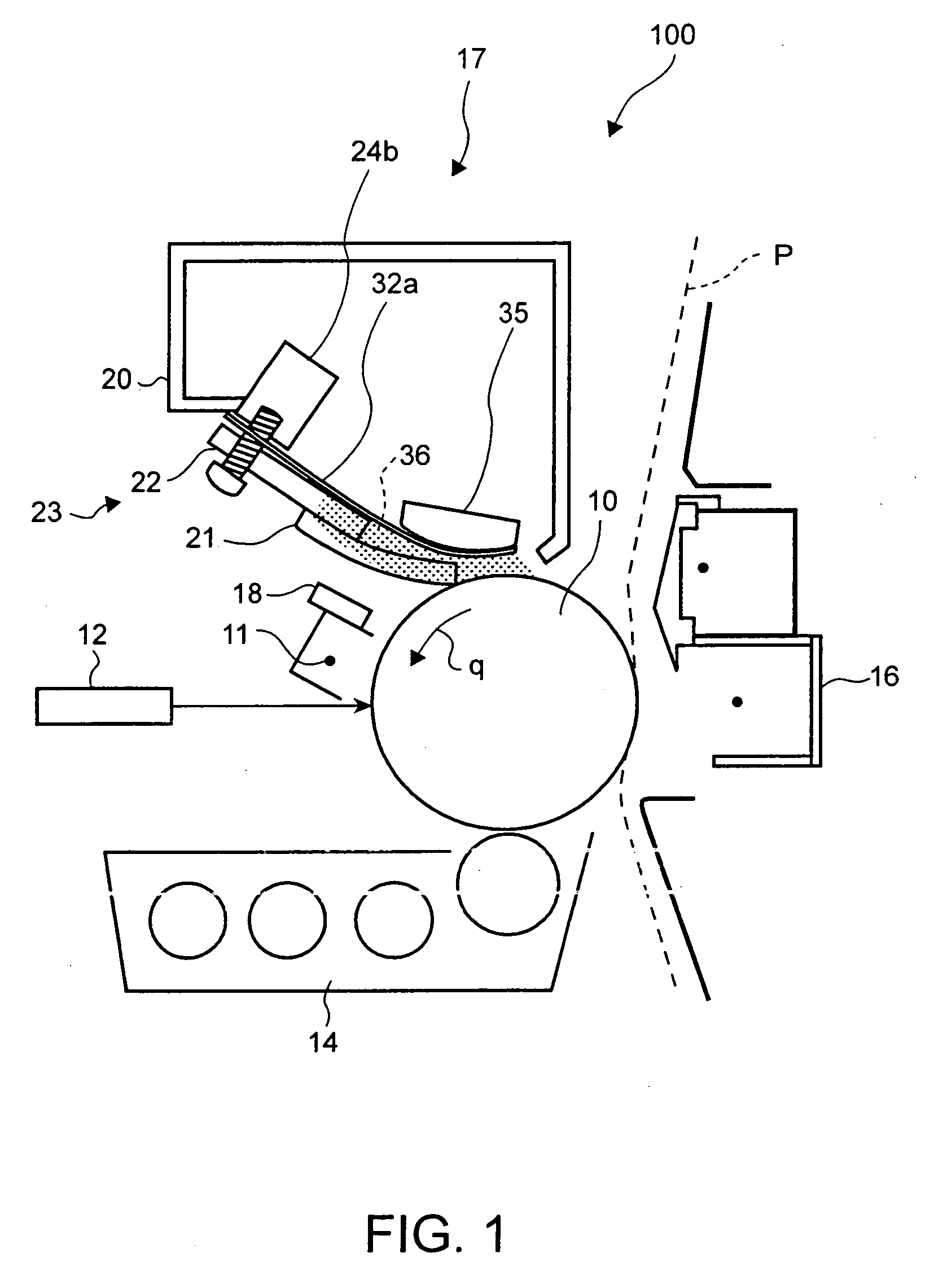 Blade-cleaning device and blade member supporting method