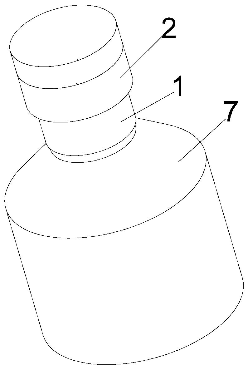 Bottle cap having storage function and used for pesticide bottle