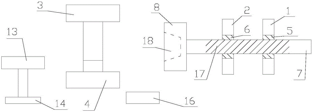 Device for carrying out external chamfering machining on end openings of plastic pipes