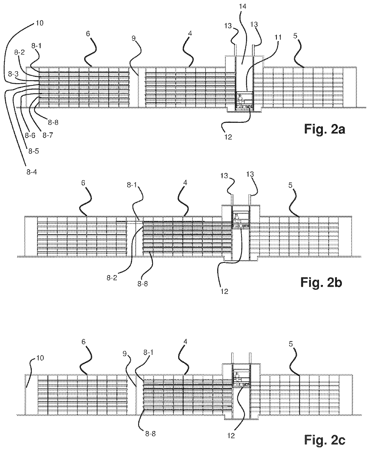 Arrangement and method for the cultivation of horticultural products