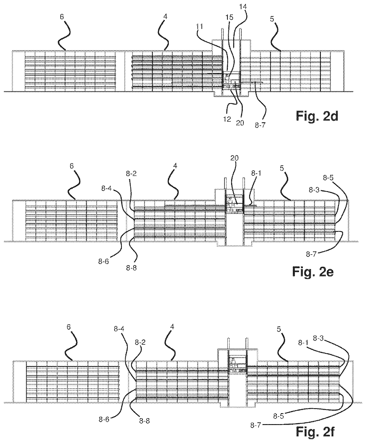 Arrangement and method for the cultivation of horticultural products