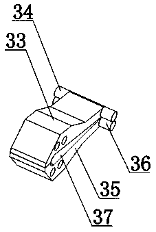 A clamping and locking type quartz glass tube compression test device