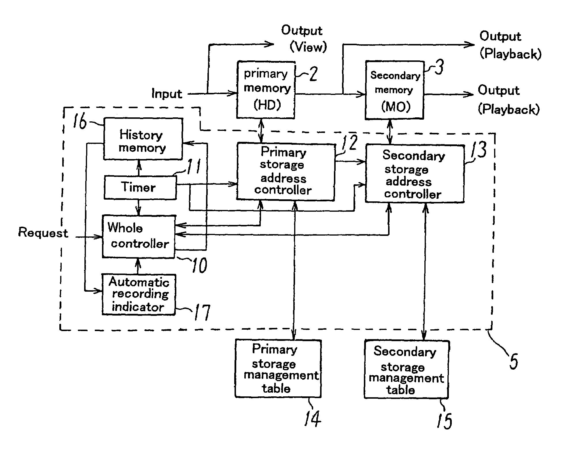 Broadcast video image recording apparatus