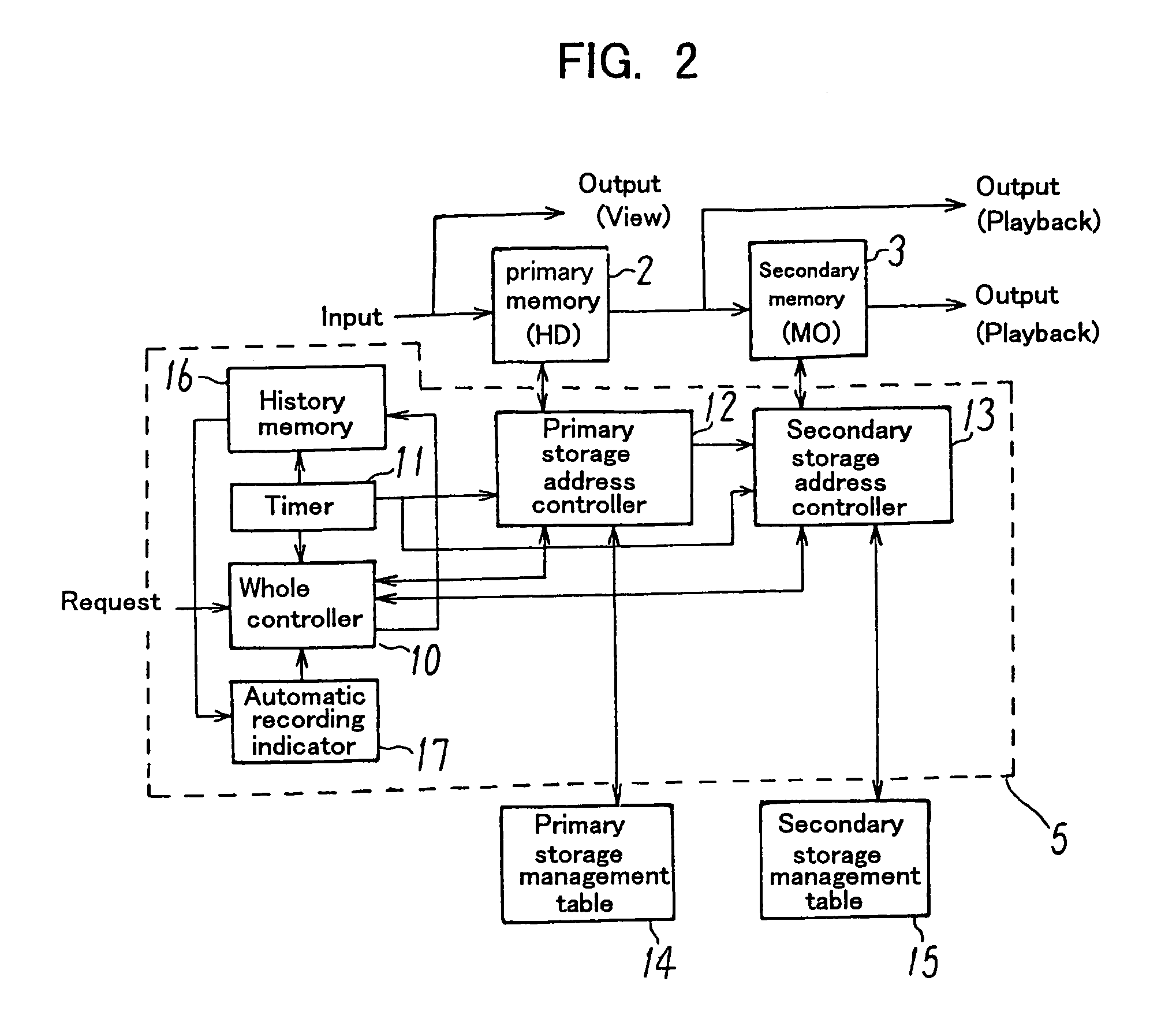 Broadcast video image recording apparatus