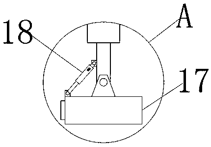 Channel cleanout device for water conservancy project