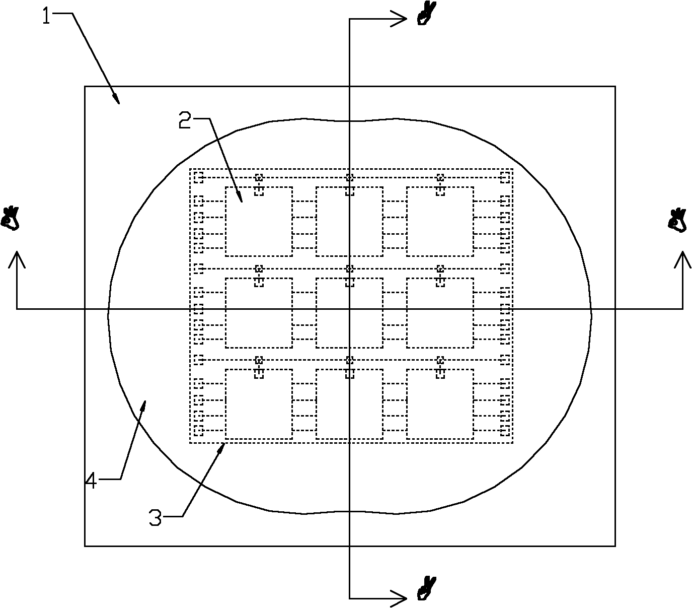 Microfluid cooling silicon wafer level LED illuminating system