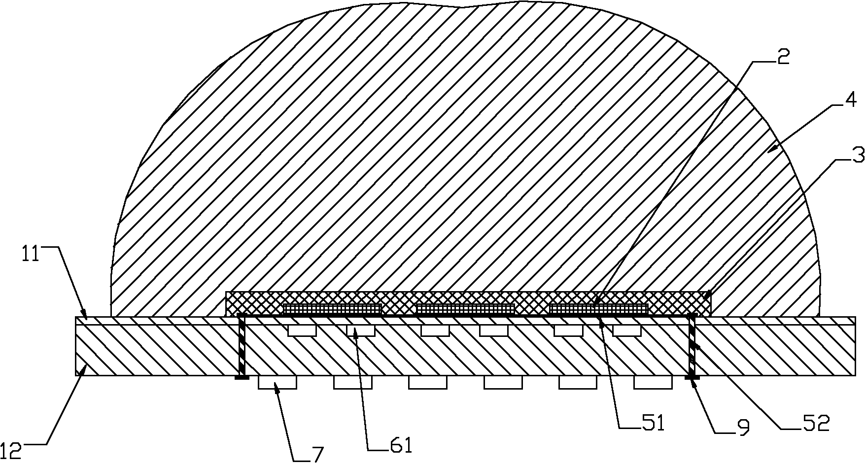 Microfluid cooling silicon wafer level LED illuminating system