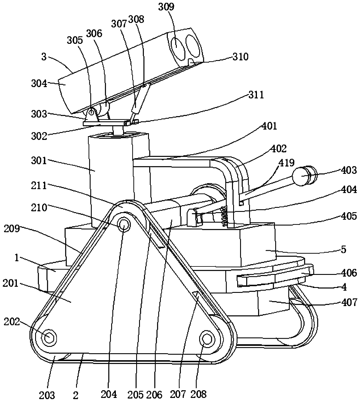 A trackable crawler robot with strong anti-collision ability