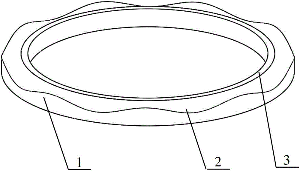 Method for grinding sealing ring