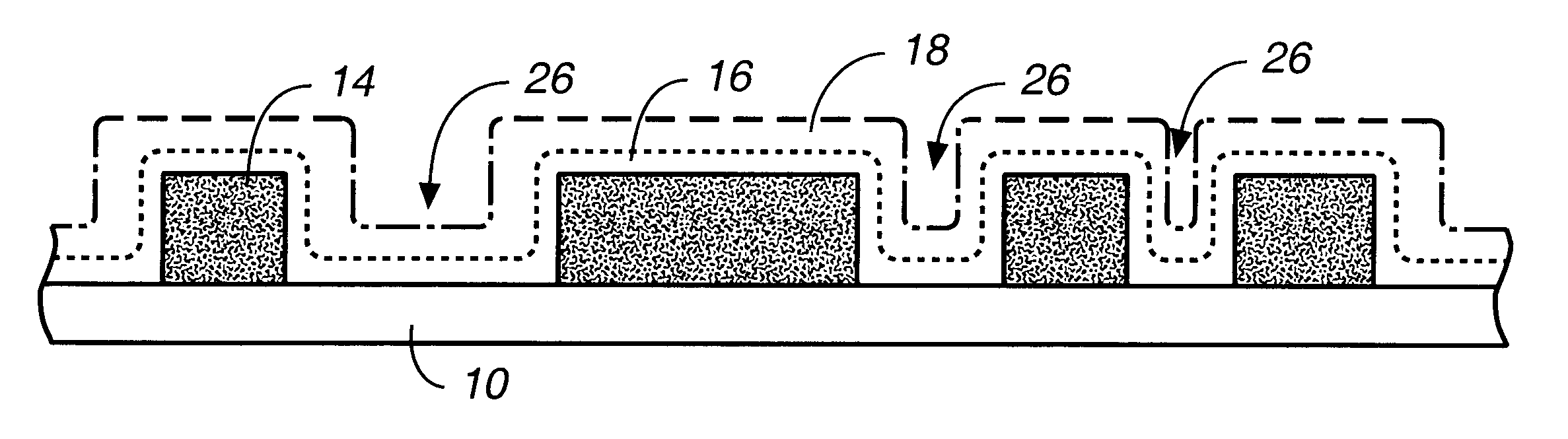 Structure and method for forming a multilayered structure