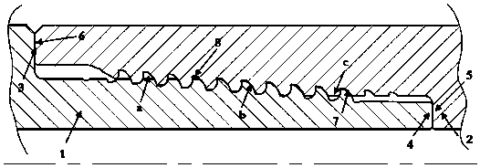 High-torque and high-fatigue-resistance threaded joint