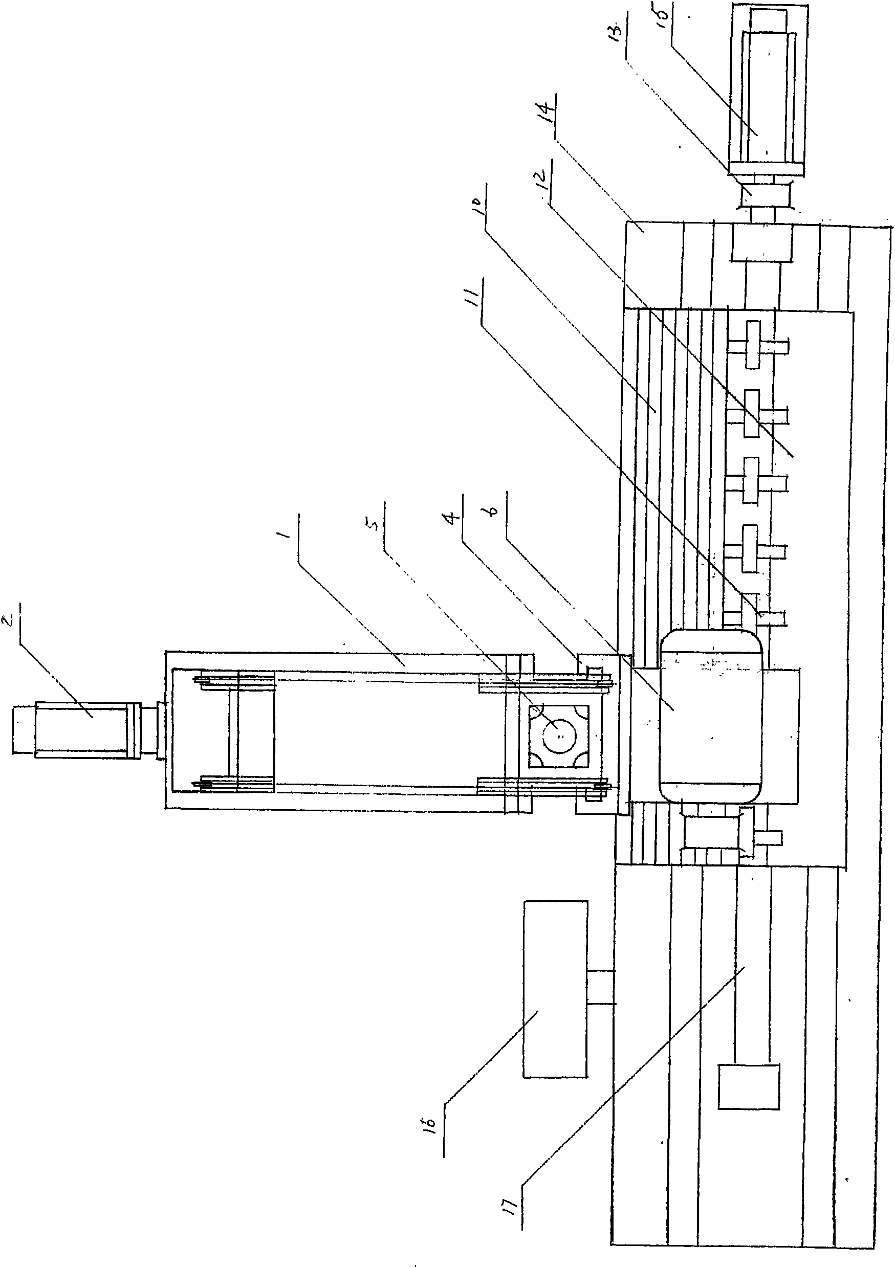 Numerical control rack gear milling machine