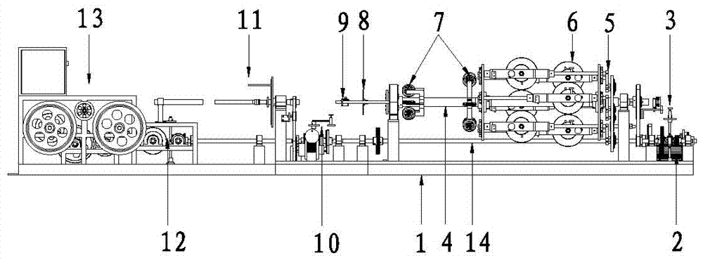 High speed planetary stranding machine