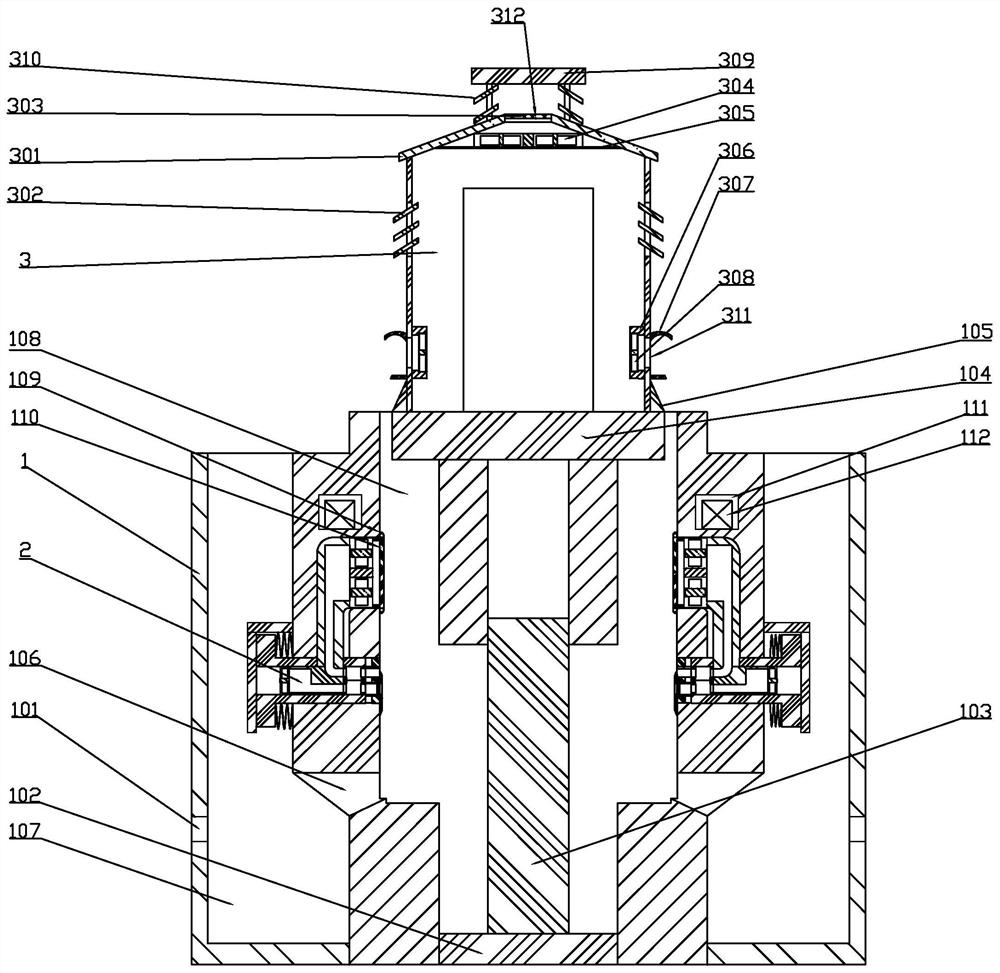 Self-circulation drying heat dissipation communication base station