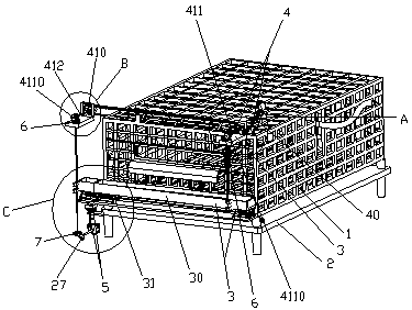 Feeding device for livestock breeding