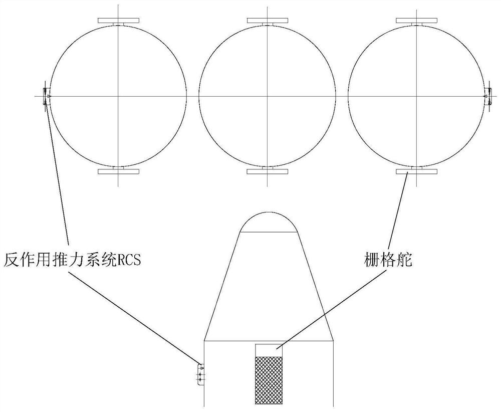 Combination recovery rocket overall structure based on general core level