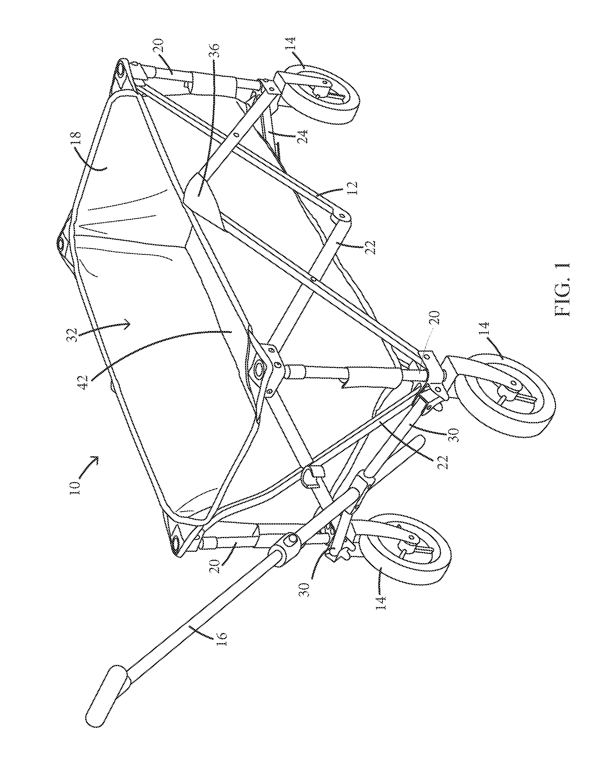 Collapsible Wagon and Method of Collapsing A Wagon