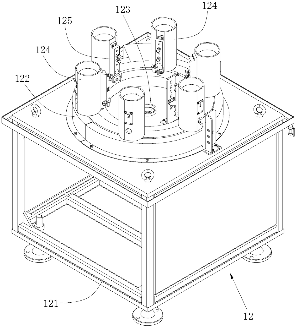 Automatic tool changing system for broaching machine