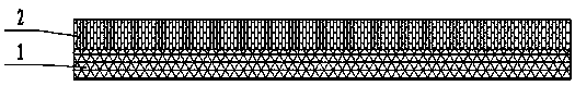 Easy-care shell fabric easy to dry and with mutually intermeshed unit coils