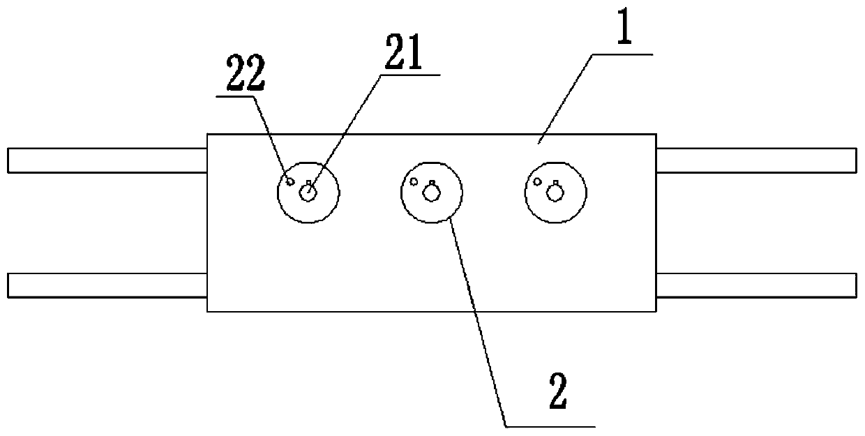 A processing equipment for holes on the indexing circle of disc parts