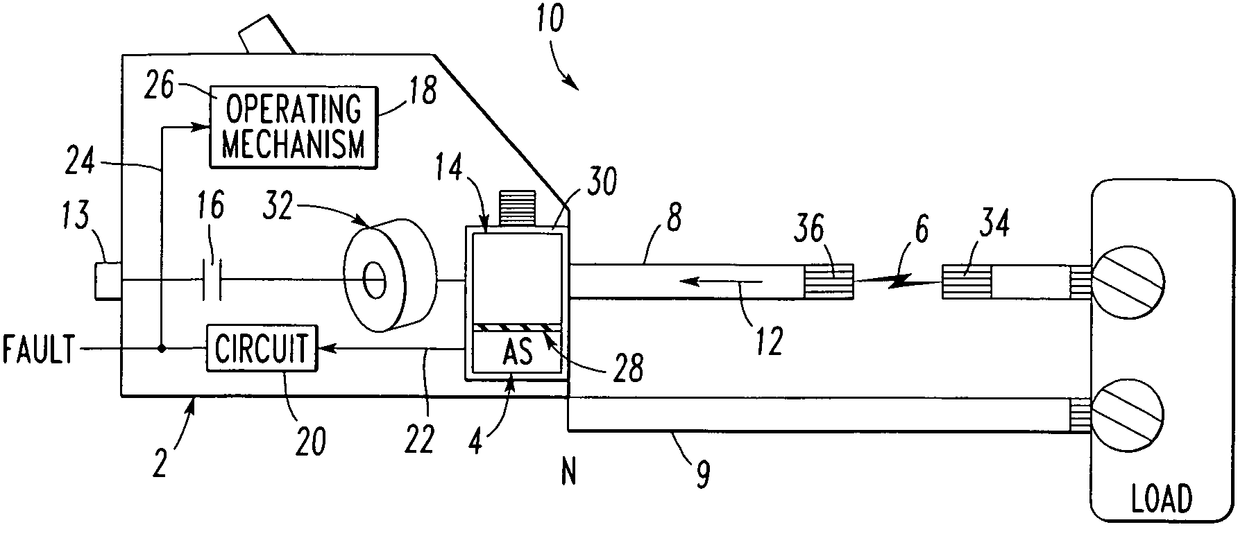 Electrical switching apparatus and method including fault detection employing acoustic signature