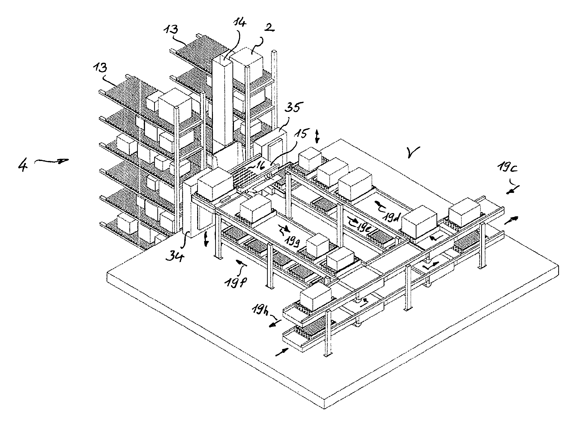 Method and storage system for storing and order-picking articles