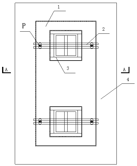 A method for anti-floating of the core mold of the cup mouth column foundation