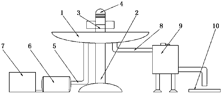 Tap water saving device for student dormitory