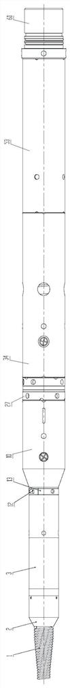 Rotary type safety magnetic positioning logging instrument