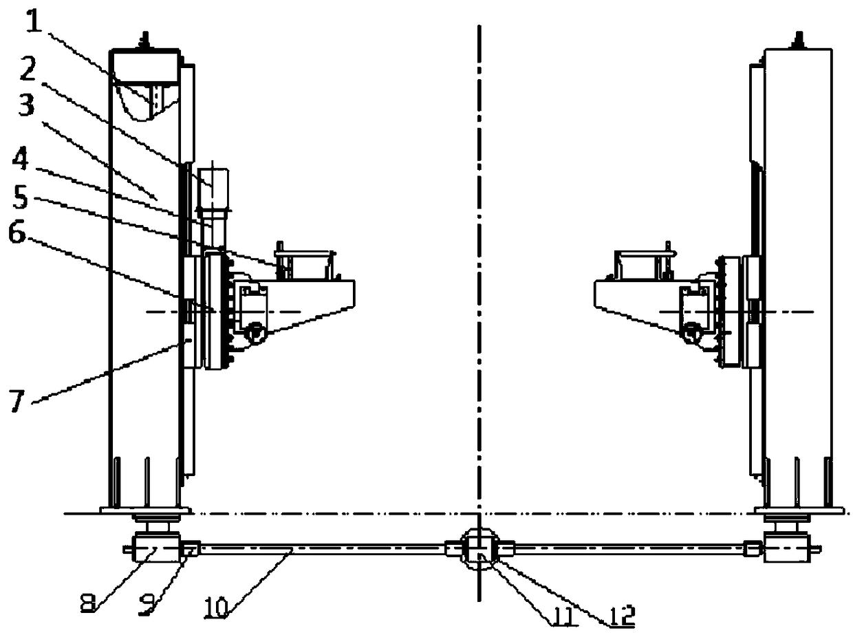 Framework composition and assembly movement platform vehicle used for passenger train bogie