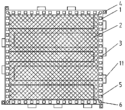 Ship winter safety antiskid device