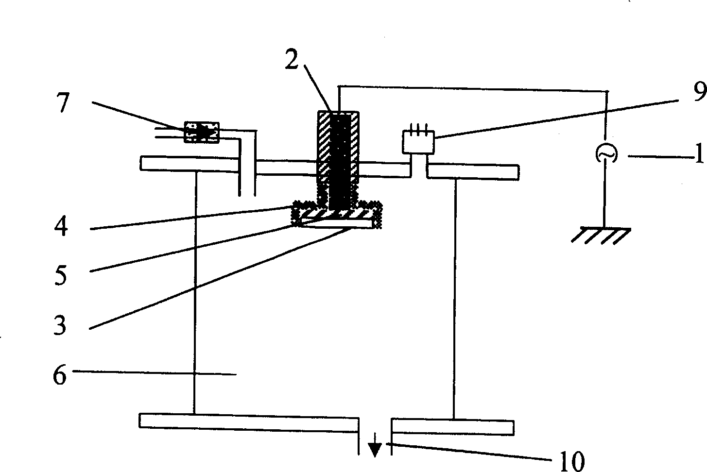 Production process of alumina template with nano holes