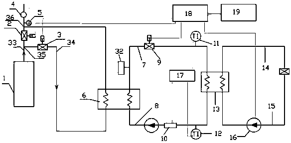 Intelligent-control efficient kiln waste heat utilization system