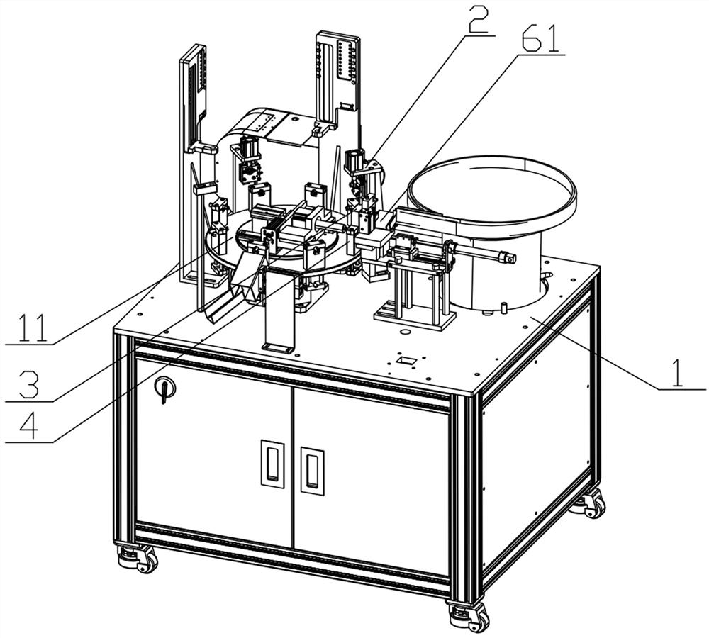 Columnar plug-in screw turning machine