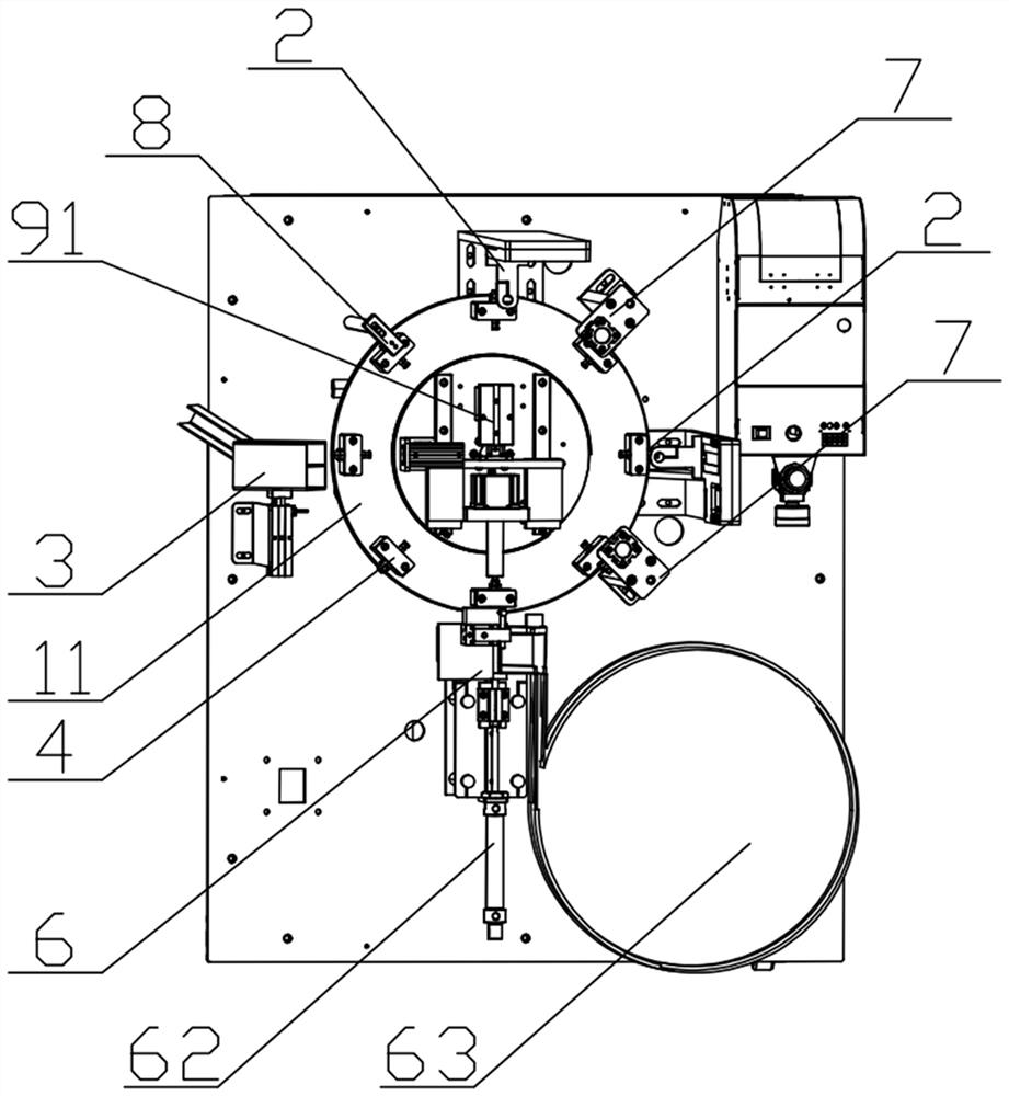 Columnar plug-in screw turning machine