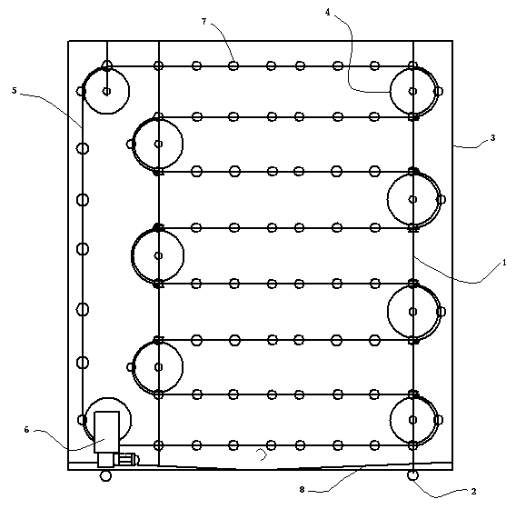 Winding type automatic rotary stereoscopic planting device